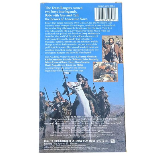 Larry McMurtrys Dead Mans Walk VHS The Complete Epic Uncut Version 1997 - Picture 3 of 10